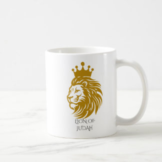 Mug Royal Lion of Judah - King of Kings Gold & Black M