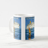 Mug Royal Mail "Atlantis Cruises" (Devant gauche)