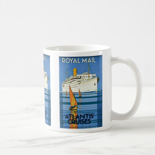 Mug Royal Mail "Atlantis Cruises" (Droite)
