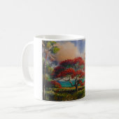 Mug Royal Poinciana Tree & Boat par Mazz (Devant gauche)