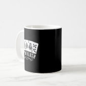 Mug Royal Spade Flush Skeleton King Queen Spades Ker G (Devant gauche)