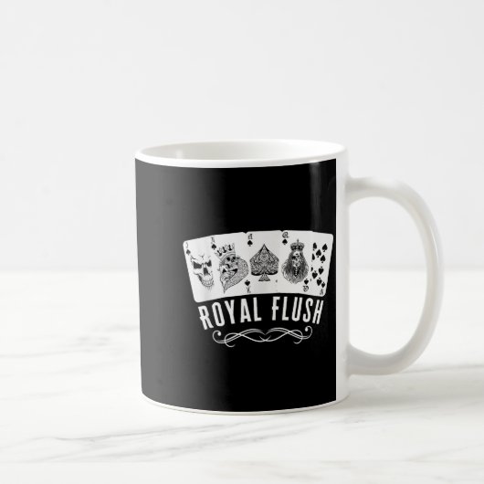Mug Royal Spade Flush Skeleton King Queen Spades Ker G (Droite)