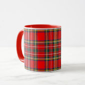 Mug Royal Stewart Clan Tartan Plaid (Devant gauche)