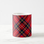 Mug Royal Stewart tartan rouge noir plaid (Centre)