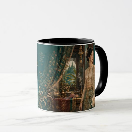 Mug Royaume de Thaïlande. (Devant droit)