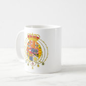 Mug Royaume du manteau de deux Sicilies des bras (Devant gauche)