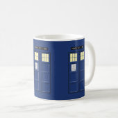 Mug Royaume-Uni - Blue Police Public Call Box 1 (Devant droit)