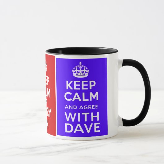 Mug ~ Royaume-Uni de gouvernement de coalition (Droite)