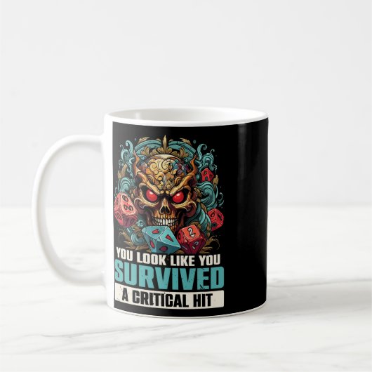 Mug Rpg Gaming Role Playing D20 Tabletop Games Funny R (Gauche)