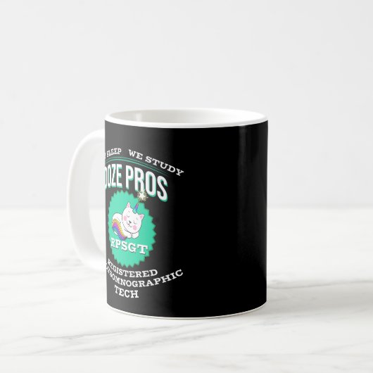 Mug RPSGT Kawaii Caticorn Doze PolySomnoGraphic Tech (Devant gauche)