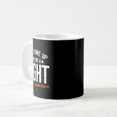 Mug Rsd Crps Sensibilisation Sans Combattre Le Ruban O (Devant gauche)