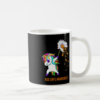 Mug Rsd Crps Sensibilisation Unicorn Orange Ribbon Dai