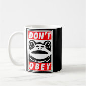 Mug Rtland Frog Don't Obey (Gauche)