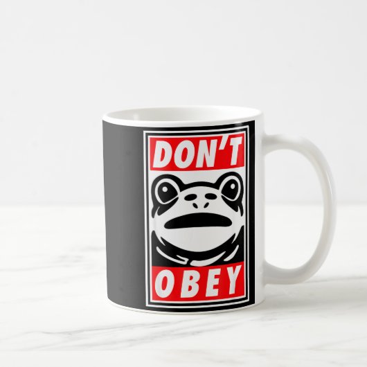 Mug Rtland Frog Don't Obey (Droite)