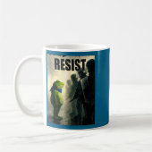 Mug Rtland Frog Resist Suprt Democracy (Gauche)
