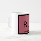 Mug RU - Tableau périodique de chimie végétale de (Devant gauche)