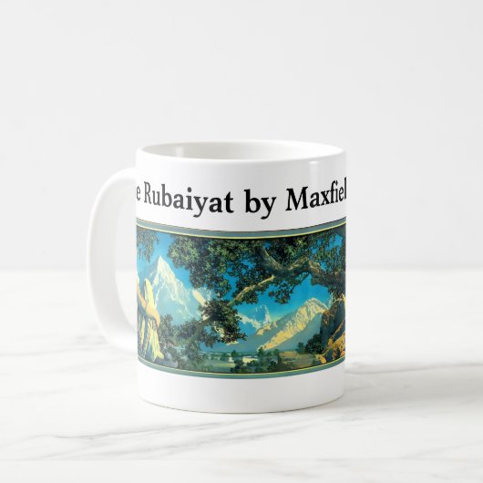 Mug Rubaiyat par Maxfield Parrish, 1917 (Devant gauche)