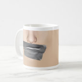 Mug Ruban Adhésif Bouche (Devant gauche)