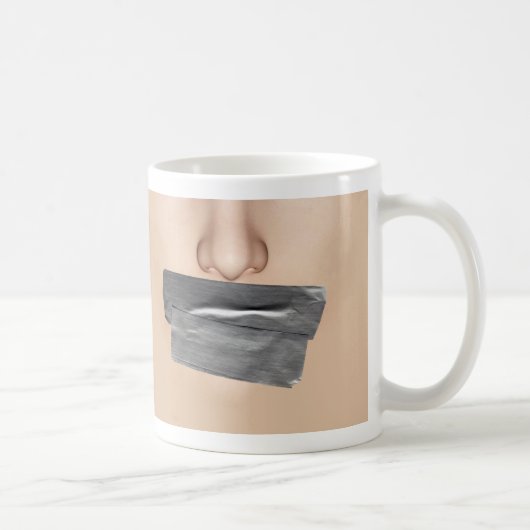 Mug Ruban Adhésif Bouche (Droite)