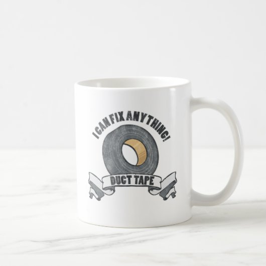 Mug Ruban adhésif, je peux fixer n'importe quoi (Droite)