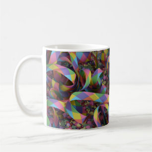 Mug Ruban arc-en-ciel abstrait LGBT FIDE