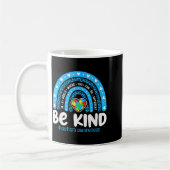 Mug Ruban arc-en-ciel de sensibilisation à l'autisme E (Gauche)