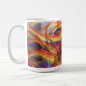 Mug ruban arc-en-ciel fluide en cascade généré par Gem (Gauche)