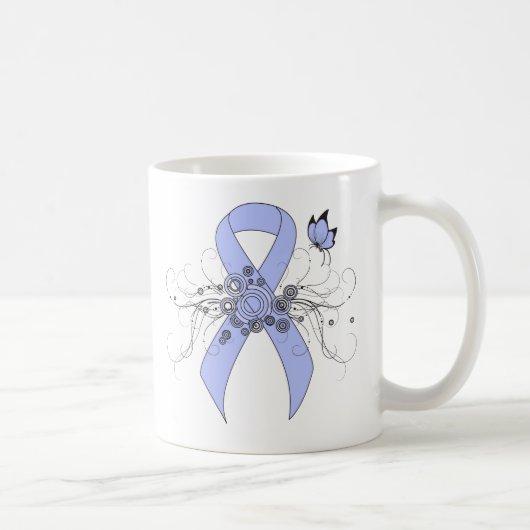 Mug Ruban bleu clair avec papillon (Droite)