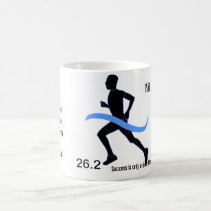 Mug Ruban bleu du marathon des hommes