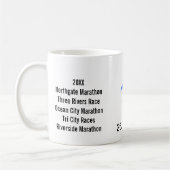 Mug Ruban bleu du marathon des hommes (Gauche)