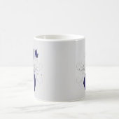 Mug Ruban bleu foncé avec papillon (Centre)