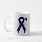 Mug Ruban bleu foncé avec papillon (Gauche)