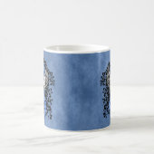 Mug Ruban bleu Paisley avec ailes (Centre)