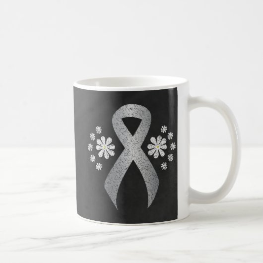 Mug Ruban Chalkboard Silver Awareness (Droite)