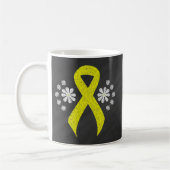Mug Ruban Chalkboard Yellow Awareness (Gauche)