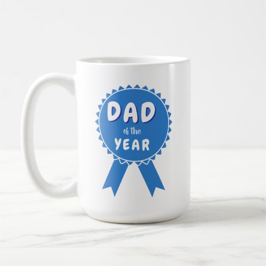 Mug Ruban de conception pour le prix de Papa de l'anné (Gauche)