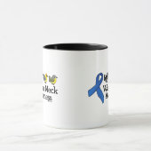 Mug Ruban de conscience de cou de fauvette (Centre)