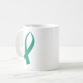 Mug Ruban de conscience (Teal) (Devant gauche)