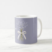 Mug Ruban de Crème de Fleurs de Lavande (Devant droit)