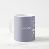Mug Ruban de Crème de Fleurs de Lavande (Devant gauche)