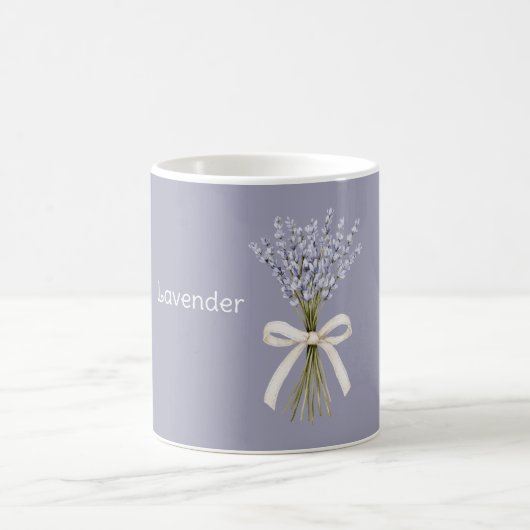 Mug Ruban de Crème de Fleurs de Lavande (Centre)
