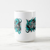 Mug Ruban de jardin de Cancer ovarien (Centre)