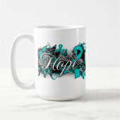 Mug Ruban de jardin de Cancer ovarien (Gauche)