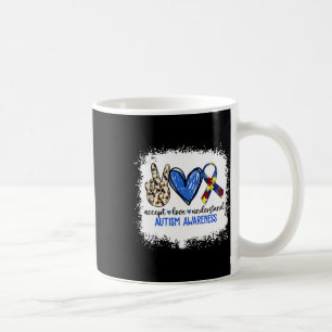 Mug Ruban de la paix et de l'amour, acceptation et sen