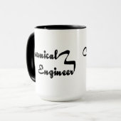Mug Ruban de l'ingénieur chimique (Devant gauche)