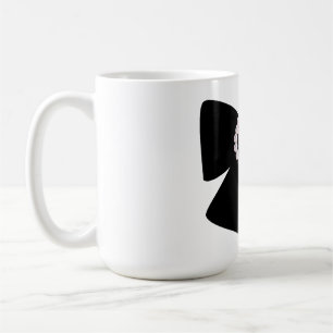 Mug ruban de perle noire