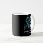 Mug Ruban de prévention Je manque mon fils chaque jour (Devant droit)