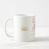 Mug Ruban de princesse à nœud rose Merci Café (Gauche)