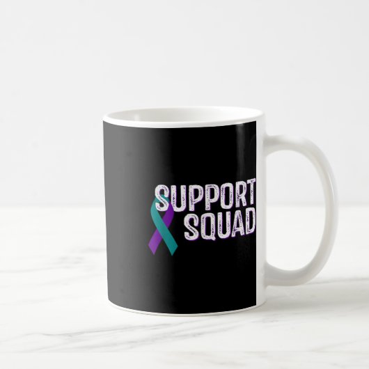 Mug Ruban de sensibilisation à la prévention du suicid (Droite)