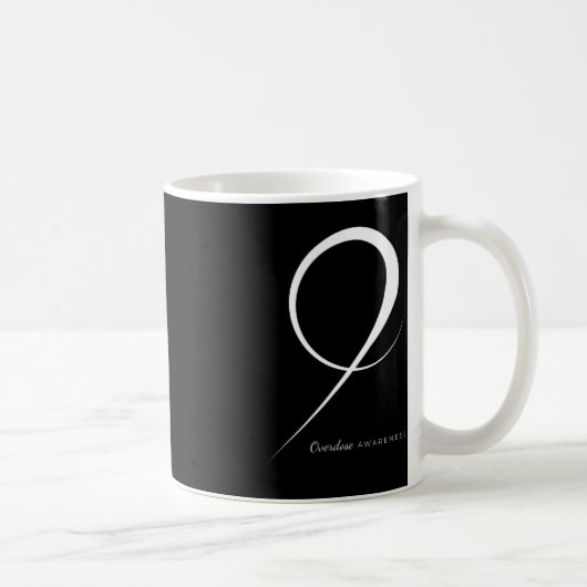 Mug Ruban de sensibilisation à la surdose de drogue (Droite)